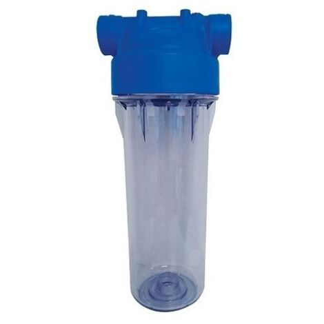 Porta filtro versátil de 10 pulgadas transparente