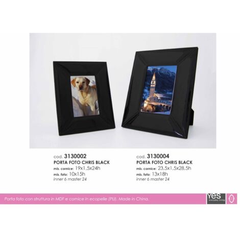 PORTA FOTO CHRIS BLACK 13X18BIZZOTTO SET 5 PEZZI - BIZZOTTO ANDREA