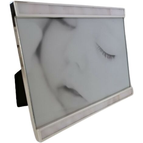 Porta foto da tavolo album cornice in metallo 10x15 cm per ritratti  moderno vintage bellissimo e particolare