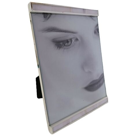 Porta foto da tavolo album cornice in metallo 13x18 cm per ritratti  moderno vintage bellissimo e particolare