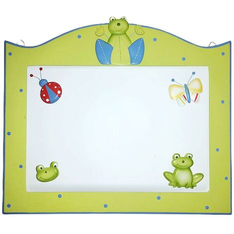 Porta foto magnetico 4 calamite cornice verde da parete per bimbi bambini 31x21 cm album ritratti moderno vintage bellissimo