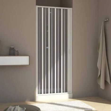 Porta frontale riducibile in pvc modello colibrÌ sirio plus h.188 cm 80-60 - spazio ingresso max 51 cm FORTE