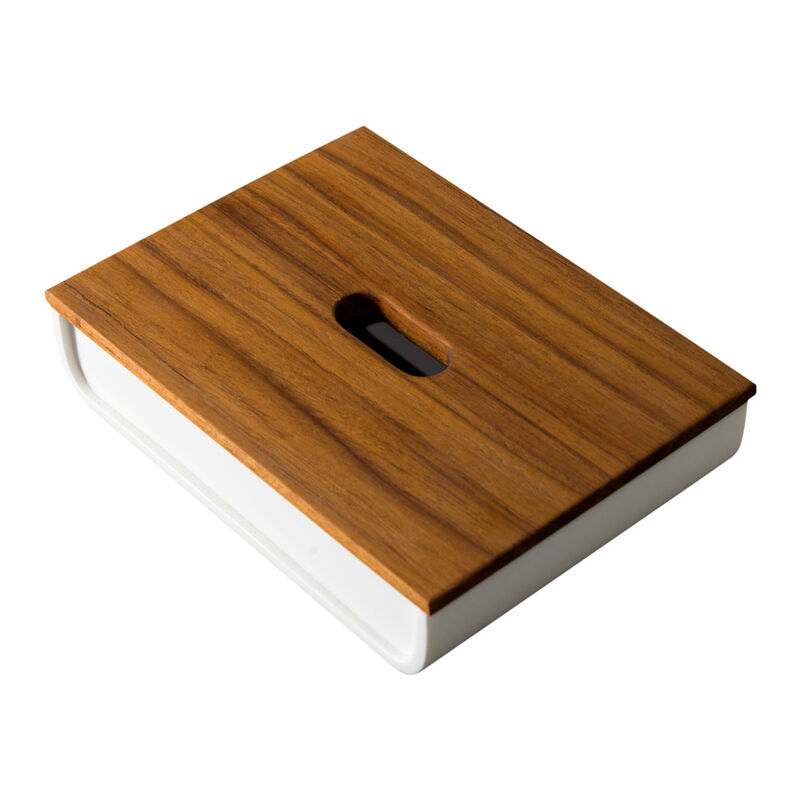 Porta gioie in corian bianco art. bend 44.34 serie...