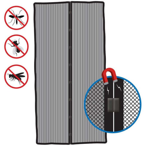 Porta in rete con chiusura magnetica