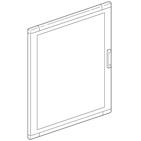 Porta in vetro Bticino MAS per armadi da pavimento LDX400 LDX800 93880V