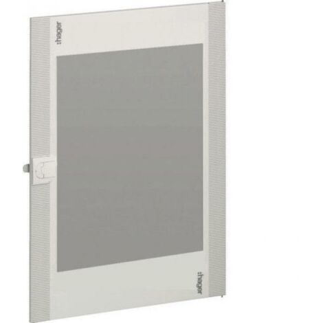 Porta in vetro trasparente Hager 700X500mm per quadri Vega D FD42LN FD42TN