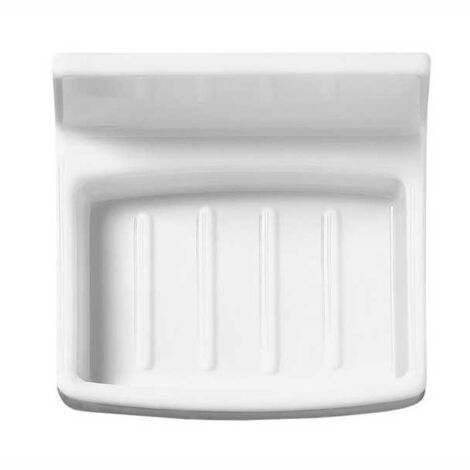 Porta jabón de pared blanco cm 9X6 Eliplast