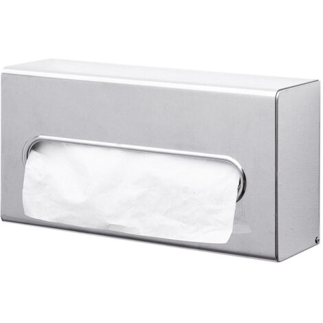 Porta kleenex in acciaio lucido serie bagno hotel capannoli