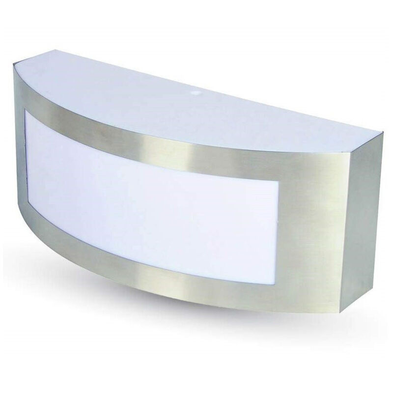 Trade Shop Traesio - Porta Lampada Portalampada Esterno Vetro Vt7513 E27 Ip44 Design Illuminazione -