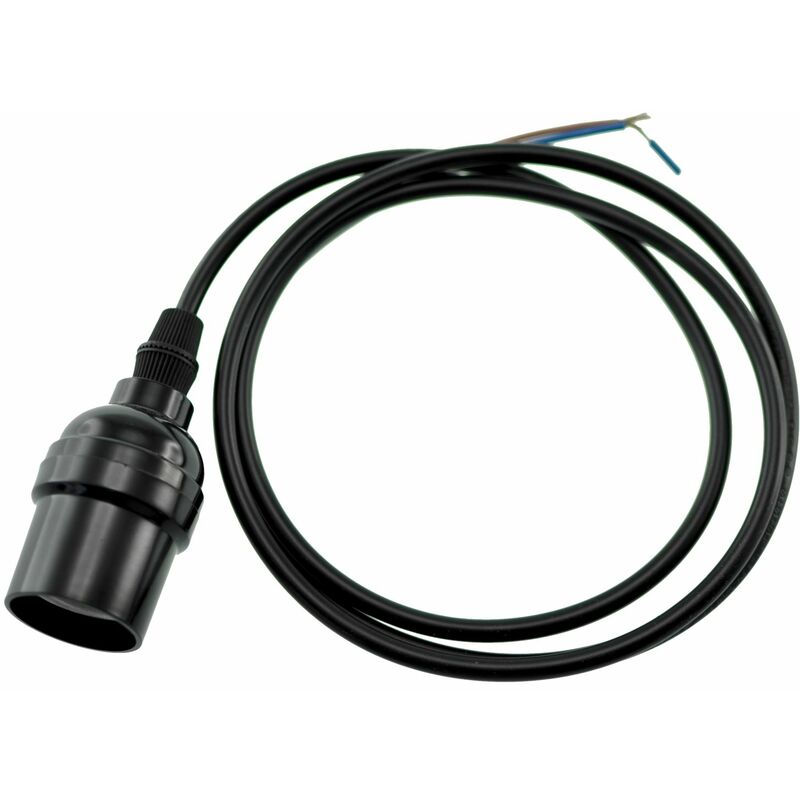

Porta Lámpara Industrial Vintage Retro Edison E27 con cable de 1,1m MODELO B1