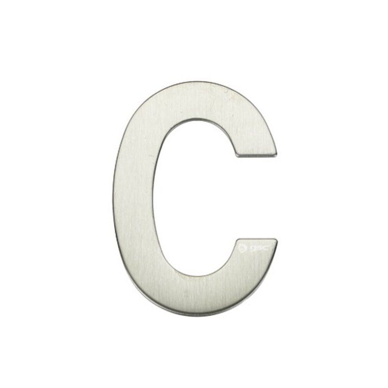 Image of Porta lettera c in acciaio inossidabile con adesivo GSC 003302622