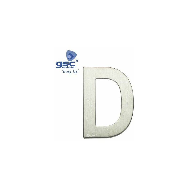 Image of Porta lettera d in acciaio inossidabile con adesivo GSC 003302623