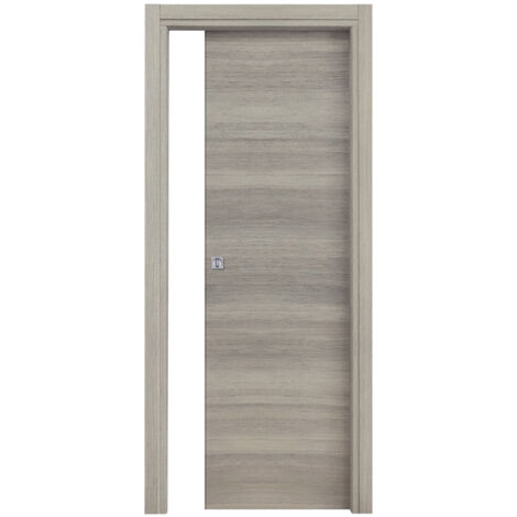 PORTA MICROTEC SCORREV ROVERE GRIGIO 90X210