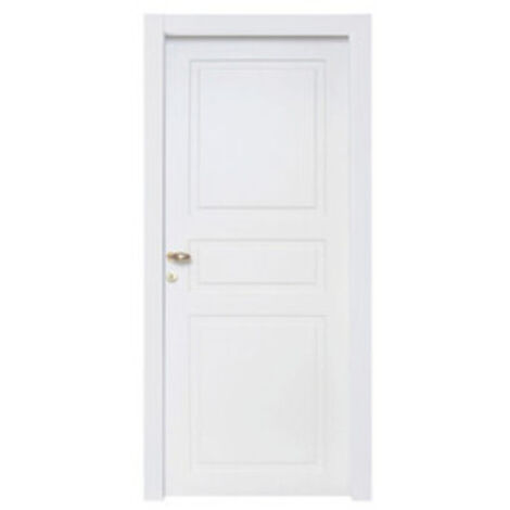 PORTA MOD. BUGNA LACCATO BIANCO CM. 210X80 S/MANIGLIE