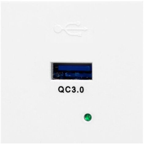 Porta modulare con caricabatterie rapido USBQ OR-GM-9010/W/USBQ