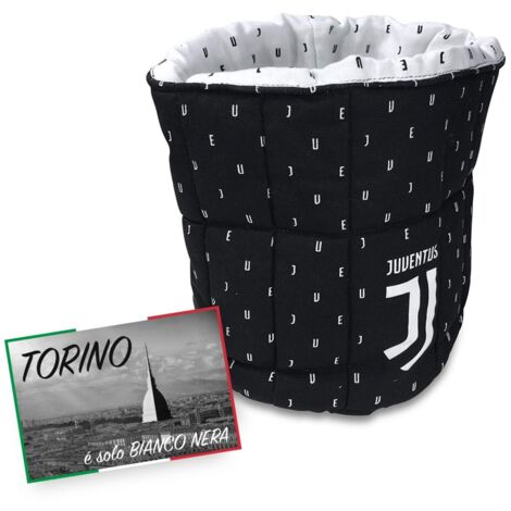 PORTA OGGETTI a sacco JUVENTUS e cartolina TORINO è