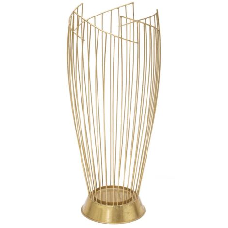 Porta Ombrelli Fashion Oro Ø28x69 cm in Ferro Oro