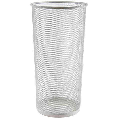 PORTA OMBRELLI IN METALLO TONDO 26X50 CM BIANCO