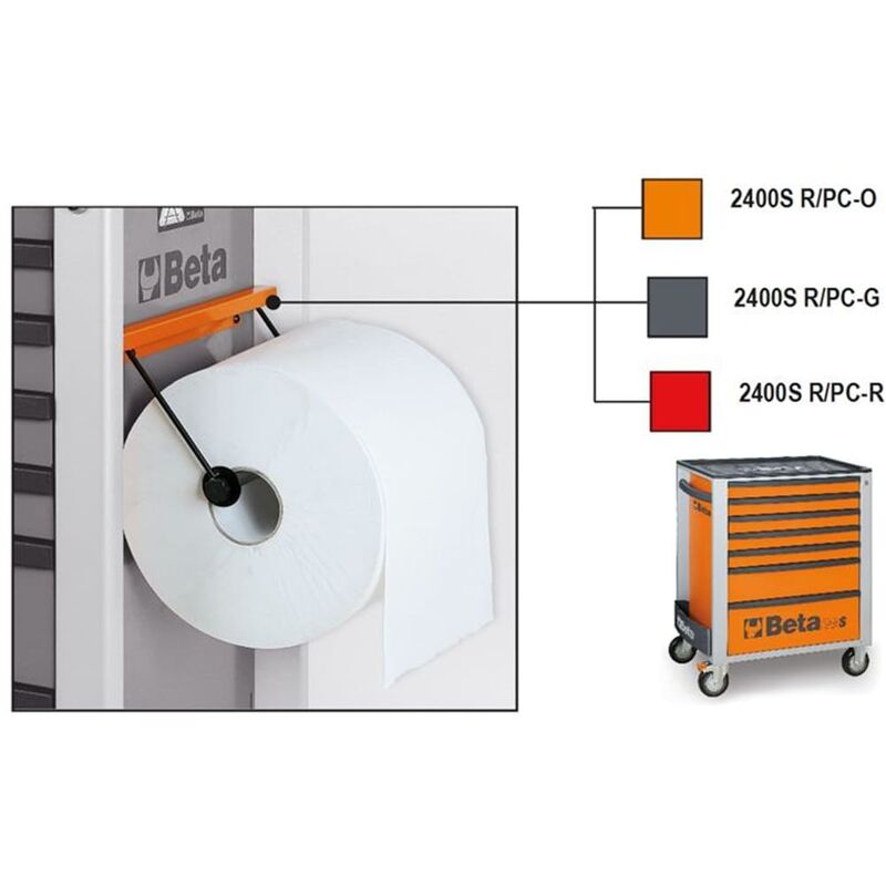 

Soporte de rollo de papel 2400SR/PC-G - Gris - Beta Tools
