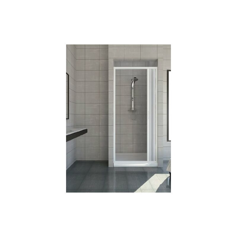 Pvc Porta Doccia A Soffietto.Box Doccia Venere 70 Cm In Pvc Con Apertura A Soffietto Laterale Bven2loncc28070