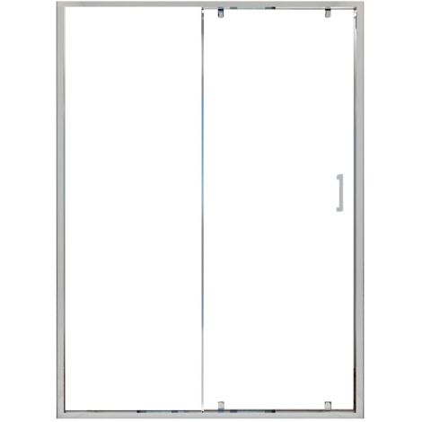 Porta Parete Doccia 170 cm 1 Anta Scorrevole in Cristallo Trasparente 6mm H195 Bonussi Giuly