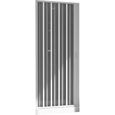 Box Doccia in PVC a soffietto apertura laterale 80 cm 1 lato