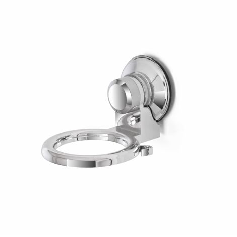 PORTA PHON CROMO A VENTOSA IN ABS