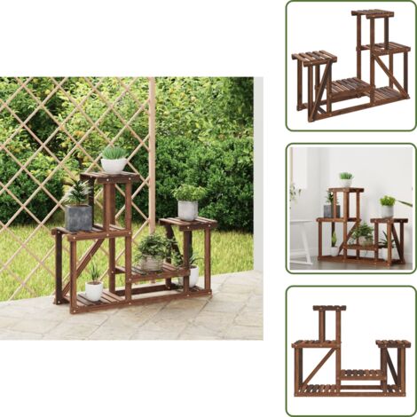 Porta piante - vidaXL Portafiori 90x25x73,5 cm in Legno Massello di Abete - Arredamento balcone
