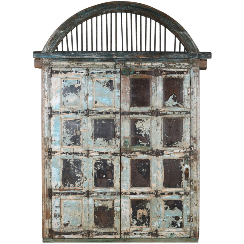 Porta Portone In Legno Massello E Ferro Da Interno O Da Esterno Vec...