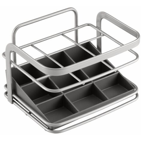 Porta posate cm 15 x 13 x 10 eureka - metaltex