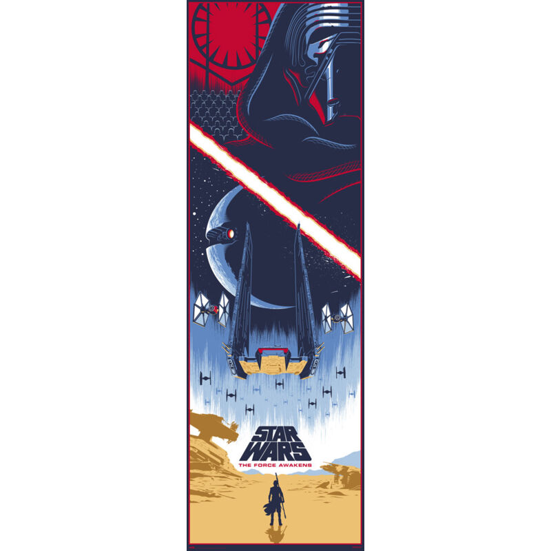 Porta poster star wars episodio vii