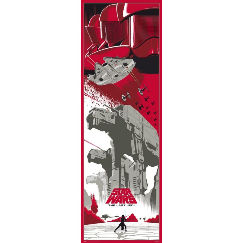 Porta poster star wars episodio viii