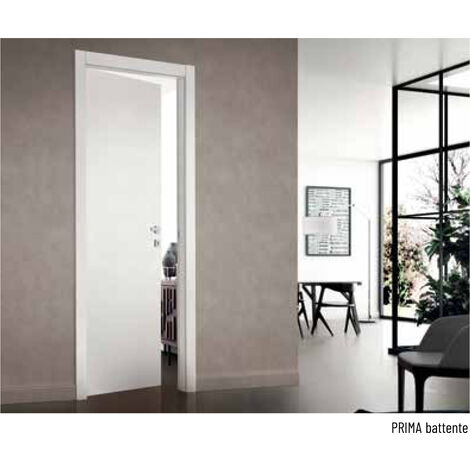 Porta prima battente 90x210 sp.102 bianca completa