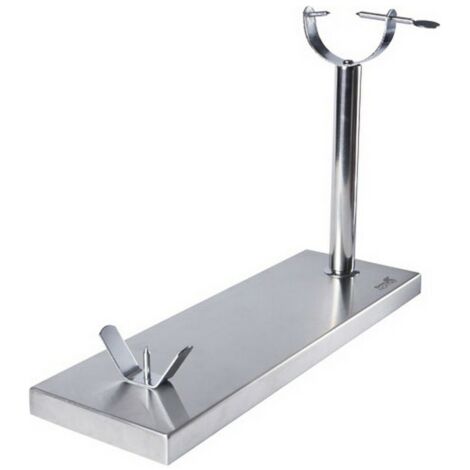 Porta Prosciutto in Acciaio Inox TM Home Metallo Acciaio inossidabile 17 x 49 x 35 cm