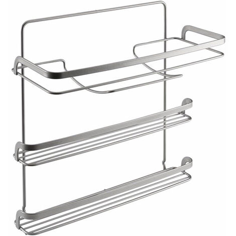 Porta rotoli carta cucina 3 ripiani cm 35 x 15x3 - metaltex