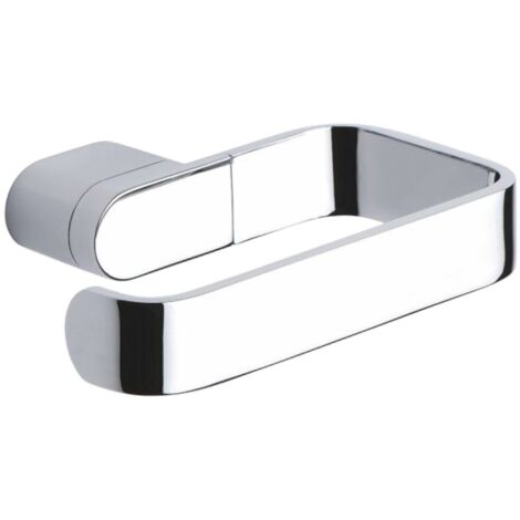 Porta rotolo aperto a muro porta carta igenica a parete in ottone mod. Mida