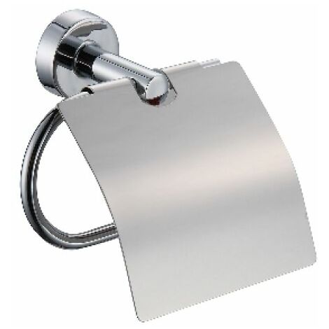 PORTA ROTOLO CARTA CHIUSO LINEA DIOSA Cromo - Fiss. con viti