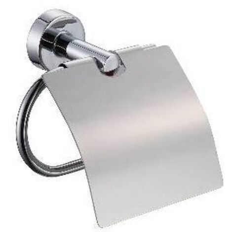 PORTA ROTOLO CARTA CHIUSO LINEA DIOSA Cromo - Fiss. con viti DHIMP