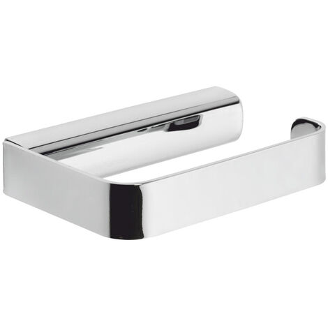 Porta Rotolo Carta Igienica Bagno WC in Acciaio Moderno Serie 25