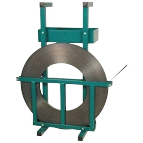 Porta rotolo modello per reggetta in ferro con larghezza da 13 a 32 mm