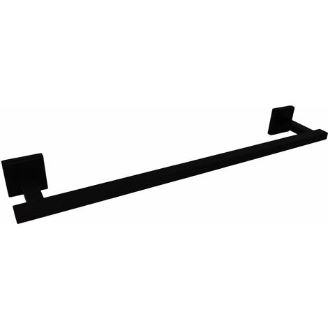 Porta salvietta 40 cm modello quadrato nero opaco Capannoli Nook NK140 MM  Nero opaco - fissaggio a viti