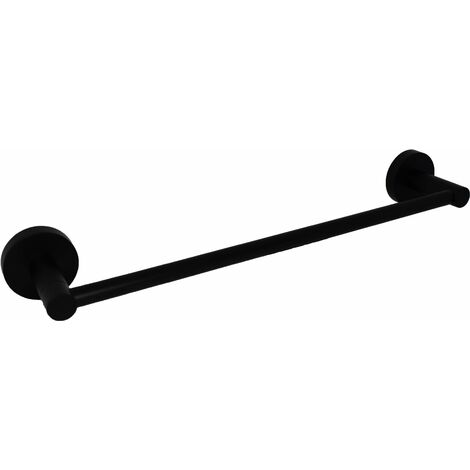 Porta salvietta bagno colore nero opaco 60 cm Capannoli Hoop HP160 MM Nero opaco - fissaggio a viti