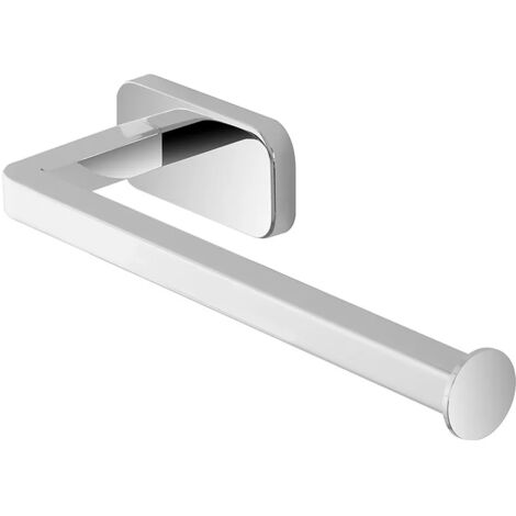 Porta salviette a muro 25 cm in acciaio inox con doppio fissaggio