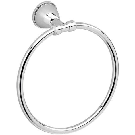 Porta Salviette Ad Anello In Acciaio Cromato  Gemma