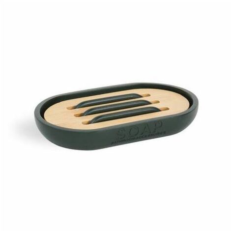 PORTA SAPONE ANNIKA Verde Forest - cm 13 x 2 x 8,4