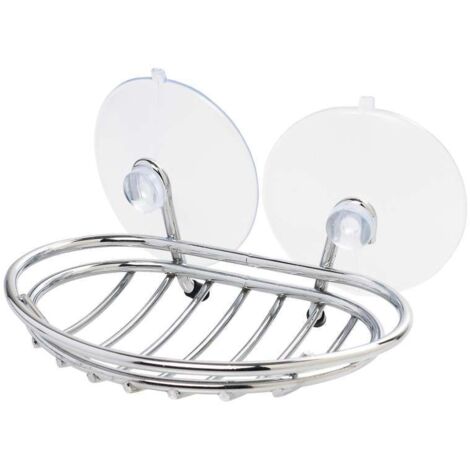 Porta sapone chrome souction 15x5x10 metaform