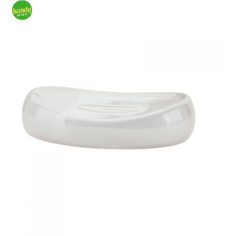 Porta sapone da appoggio Gedy serie azalea 12x9cm bianco