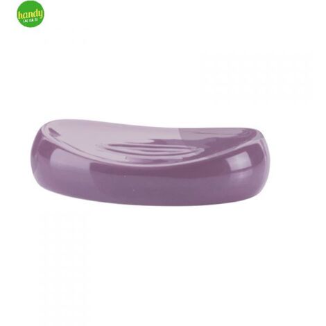 Porta sapone da appoggio Gedy serie azalea 12x9cm lilla