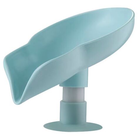 Porta sapone da pavimento per doccia, contenitore per sapone, vassoio porta spugna, accessori per il bagno, 1 pezzo (blu)