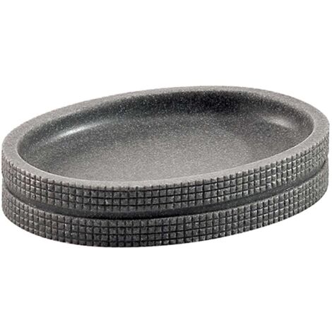 Porta sapone g-petra grigio - gedy